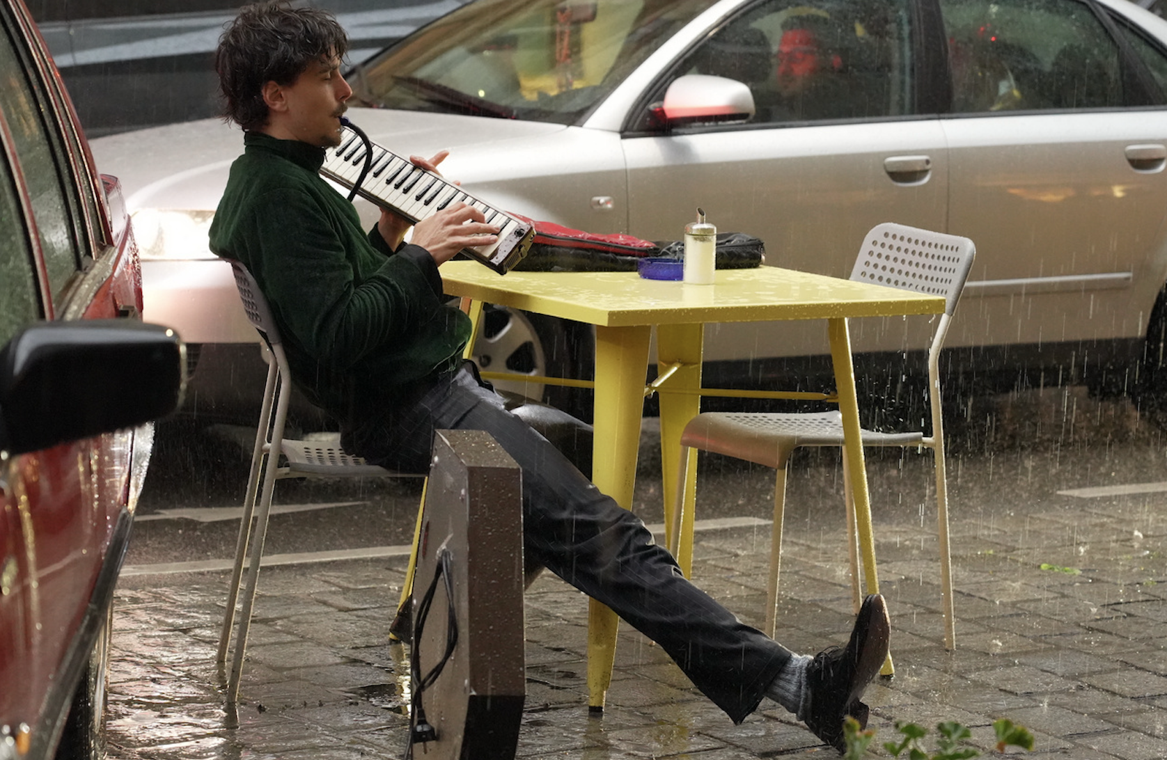 A scene from Positively 4th Street in Vienna